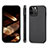 Coque Contour Silicone et Plastique Housse Etui Protection Integrale 360 Degres U04 pour Apple iPhone 14 Pro Max Noir