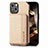 Coque Contour Silicone et Plastique Housse Etui Protection Integrale 360 Degres U05 pour Apple iPhone 15 Or