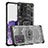 Coque Contour Silicone et Plastique Housse Etui Protection Integrale 360 Degres WL1 pour Samsung Galaxy S20 Ultra Noir