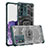 Coque Contour Silicone et Plastique Housse Etui Protection Integrale 360 Degres WL1 pour Samsung Galaxy S20 Ultra Petit