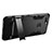 Coque Contour Silicone et Plastique Mat avec Support pour Huawei Honor 7C Noir Petit