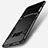 Coque Contour Silicone et Plastique Mat avec Support pour Samsung Galaxy S8 Noir