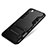 Coque Contour Silicone et Plastique Mat avec Support pour Xiaomi Mi 5 Noir Petit