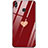 Coque Contour Silicone et Vitre Amour Coeur Miroir S04 pour Huawei Honor 8X Rouge