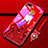 Coque Contour Silicone et Vitre Dos de Fille Miroir Etui Housse M01 pour Oppo K1 Rouge