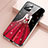 Coque Contour Silicone et Vitre Dos de Fille Miroir Etui Housse pour Apple iPhone 12 Mini Vin Rouge