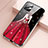 Coque Contour Silicone et Vitre Dos de Fille Miroir Etui Housse pour Apple iPhone 12 Vin Rouge