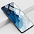 Coque Contour Silicone et Vitre Fleurs Miroir Etui Housse K02 pour Xiaomi Mi A3 Bleu