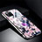 Coque Contour Silicone et Vitre Fleurs Miroir Etui Housse M01 pour Apple iPhone 11 Pro Petit