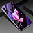 Coque Contour Silicone et Vitre Fleurs Miroir Etui Housse pour Huawei Nova 5i Rose