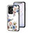 Coque Contour Silicone et Vitre Fleurs Miroir Etui Housse pour OnePlus Nord 2T 5G Petit