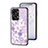 Coque Contour Silicone et Vitre Fleurs Miroir Etui Housse pour OnePlus Nord 2T 5G Petit