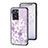 Coque Contour Silicone et Vitre Fleurs Miroir Etui Housse pour OnePlus Nord N20 SE Petit