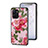 Coque Contour Silicone et Vitre Fleurs Miroir Etui Housse pour Realme 10 5G Petit