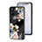 Coque Contour Silicone et Vitre Fleurs Miroir Etui Housse pour Realme 10S 5G Petit