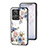 Coque Contour Silicone et Vitre Fleurs Miroir Etui Housse pour Realme GT2 Master Explorer Petit