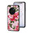 Coque Contour Silicone et Vitre Fleurs Miroir Etui Housse pour Vivo X90 Pro+ Plus 5G Petit