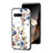 Coque Contour Silicone et Vitre Fleurs Miroir Etui Housse S01 pour Asus ROG Phone 3 Strix ZS661KS Petit