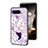 Coque Contour Silicone et Vitre Fleurs Miroir Etui Housse S01 pour Asus ROG Phone 5 Pro Petit