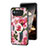 Coque Contour Silicone et Vitre Fleurs Miroir Etui Housse S01 pour Asus ROG Phone 6 Petit