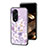 Coque Contour Silicone et Vitre Fleurs Miroir Etui Housse S01 pour Huawei Honor X5 Plus Petit