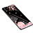 Coque Contour Silicone et Vitre Fleurs Miroir Etui Housse S01 pour Huawei Nova 3e Noir