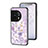 Coque Contour Silicone et Vitre Fleurs Miroir Etui Housse S01 pour OnePlus 11 5G Petit