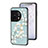 Coque Contour Silicone et Vitre Fleurs Miroir Etui Housse S01 pour OnePlus 11 5G Petit