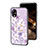 Coque Contour Silicone et Vitre Fleurs Miroir Etui Housse S01 pour Oppo A17K Petit