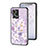 Coque Contour Silicone et Vitre Fleurs Miroir Etui Housse S01 pour Oppo F21 Pro 4G Petit