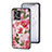 Coque Contour Silicone et Vitre Fleurs Miroir Etui Housse S01 pour Oppo F21 Pro 4G Petit