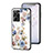 Coque Contour Silicone et Vitre Fleurs Miroir Etui Housse S01 pour Realme 10 4G Petit