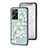 Coque Contour Silicone et Vitre Fleurs Miroir Etui Housse S01 pour Realme 10 4G Petit