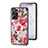 Coque Contour Silicone et Vitre Fleurs Miroir Etui Housse S01 pour Realme 10 4G Petit