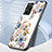 Coque Contour Silicone et Vitre Fleurs Miroir Etui Housse S01 pour Realme 10 4G Petit