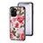 Coque Contour Silicone et Vitre Fleurs Miroir Etui Housse S01 pour Realme 10 5G Petit