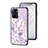 Coque Contour Silicone et Vitre Fleurs Miroir Etui Housse S01 pour Realme 10S 5G Petit