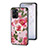 Coque Contour Silicone et Vitre Fleurs Miroir Etui Housse S01 pour Realme 10S 5G Petit