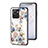 Coque Contour Silicone et Vitre Fleurs Miroir Etui Housse S01 pour Realme C30s Petit