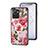 Coque Contour Silicone et Vitre Fleurs Miroir Etui Housse S01 pour Realme C30s Petit