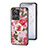 Coque Contour Silicone et Vitre Fleurs Miroir Etui Housse S01 pour Realme GT2 Master Explorer Petit