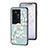 Coque Contour Silicone et Vitre Fleurs Miroir Etui Housse S01 pour Vivo iQOO 11 5G Petit