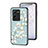 Coque Contour Silicone et Vitre Fleurs Miroir Etui Housse S01 pour Vivo V25 Pro 5G Petit