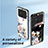Coque Contour Silicone et Vitre Fleurs Miroir Etui Housse S01 pour Xiaomi Poco C40 Petit