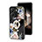 Coque Contour Silicone et Vitre Fleurs Miroir Etui Housse S01 pour Xiaomi Poco C65 Petit