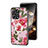 Coque Contour Silicone et Vitre Fleurs Miroir Etui Housse S01 pour Xiaomi Redmi 12 4G Petit