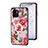 Coque Contour Silicone et Vitre Fleurs Miroir Etui Housse S01 pour Xiaomi Redmi A1 Plus Petit