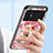 Coque Contour Silicone et Vitre Fleurs Miroir Etui Housse S01 pour Xiaomi Redmi Note 11R 5G Petit