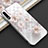 Coque Contour Silicone et Vitre Fleurs Miroir Etui Housse S02 pour Huawei P30 Petit