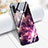 Coque Contour Silicone et Vitre Fleurs Miroir pour Huawei P30 Lite New Edition Violet